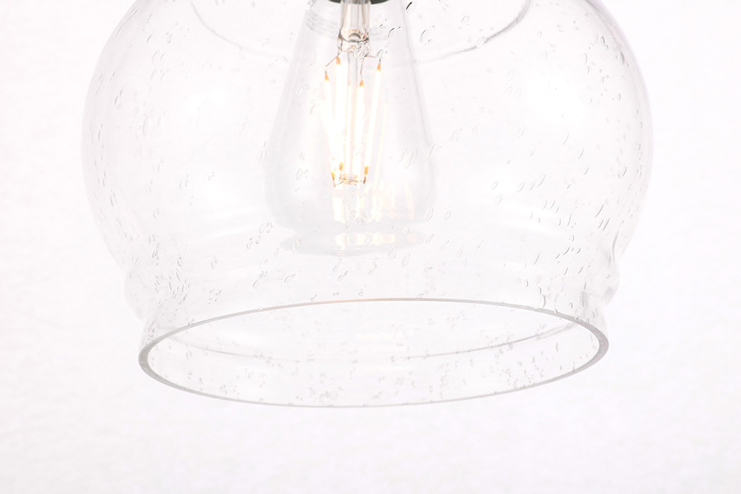 Elegant Pendant Light - Brass, L 8" (LD6200BR)