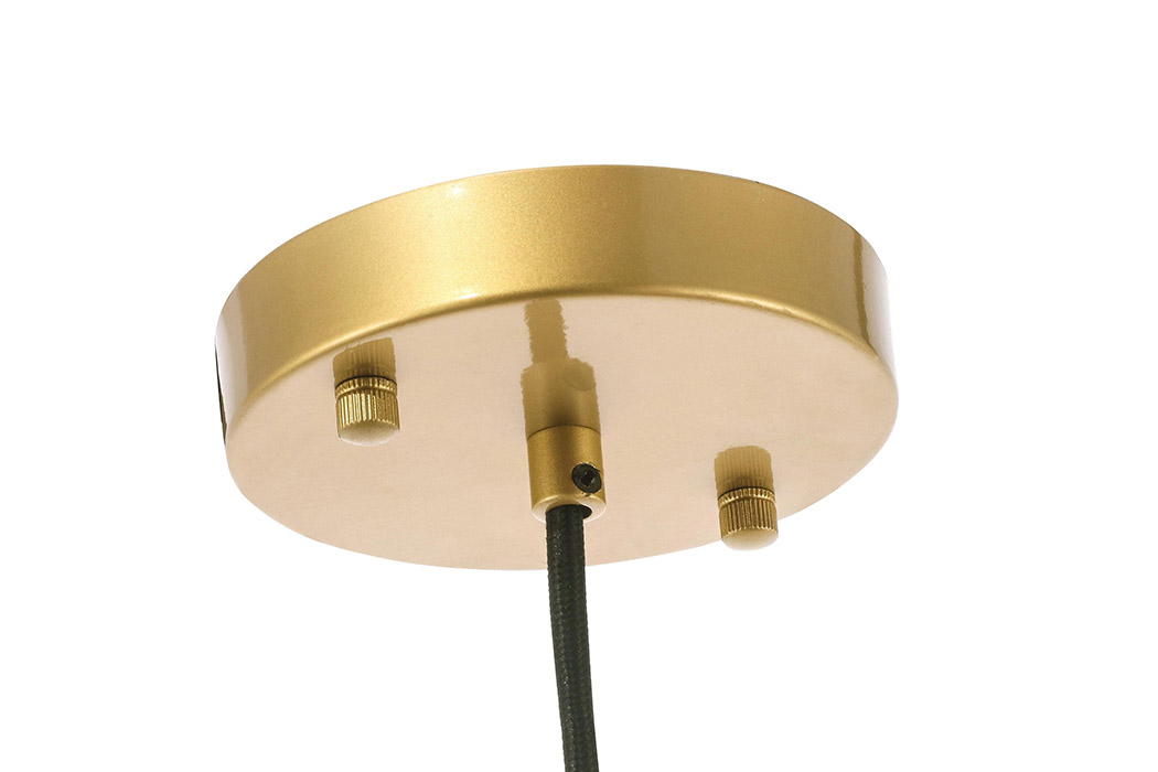 Elegant Pendant Light - Brass, L 8" (LD6200BR)