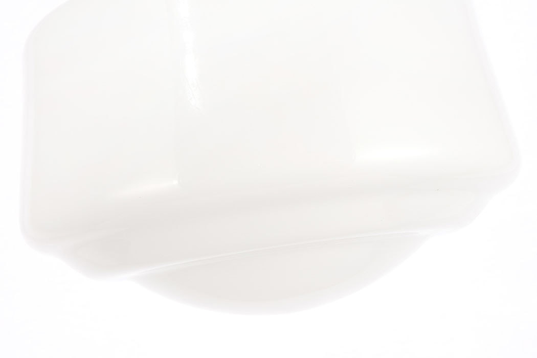 Elegant Flush Mount Light - Black/Glass Matte, L 8" (LD6249BK)