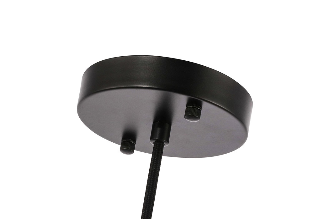 Elegant Pendant Light - Black, L 8" (LD6252BK)