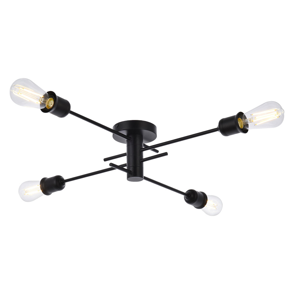Elegant - Xavier 4 Lights Flush Mount