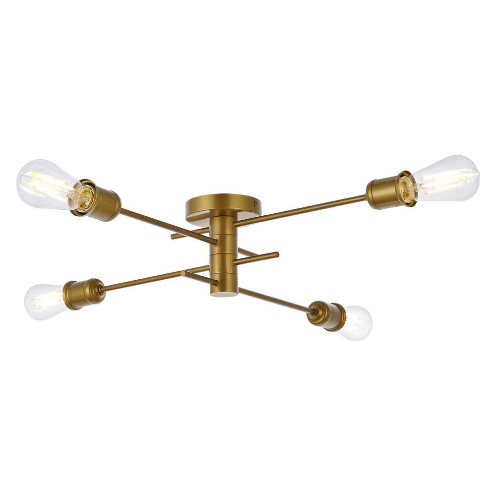 Elegant - Xavier 4 Lights Flush Mount