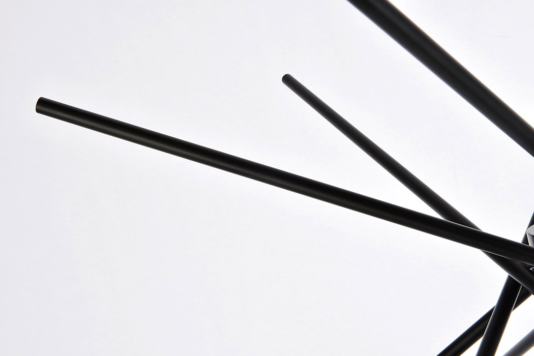 Elegant Armin 6 Lights Pendant - Black (LD7054D32BK)