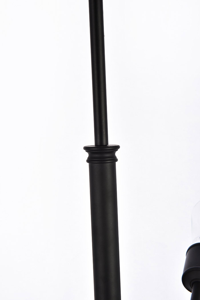Elegant Pendant Light - Black/Gold, L 17.1" (LD8015D18BLA)