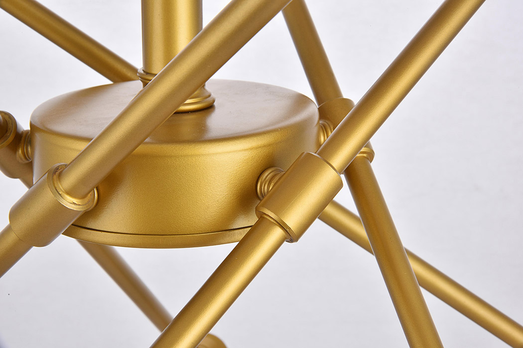 Elegant Pendant Light - Brass, L 27.2" (LD8019D28BR)
