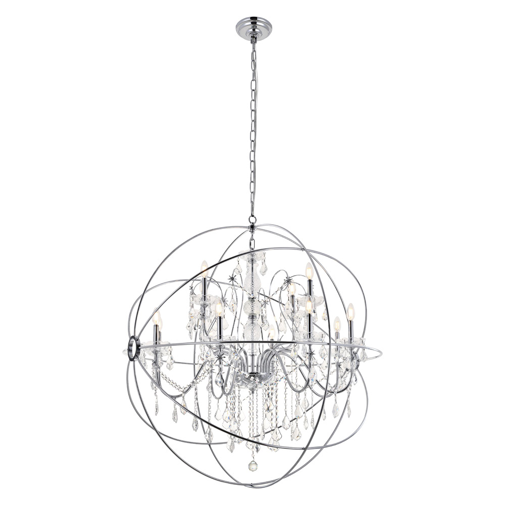 Elegant Pendant Light - Chrome, L 43.5" (LD8801D43C)