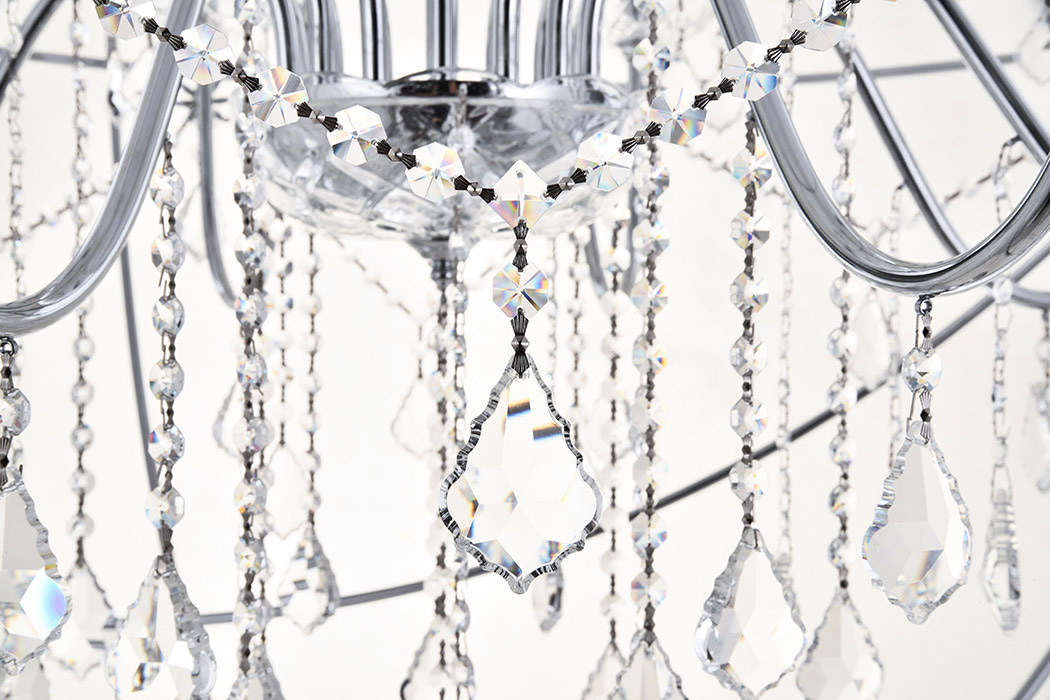 Elegant Pendant Light - Chrome, L 43.5" (LD8801D43C)