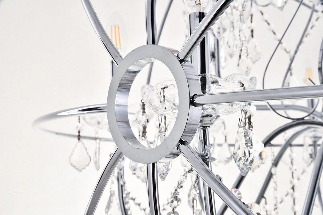 Elegant Pendant Light - Chrome, L 43.5" (LD8801D43C)