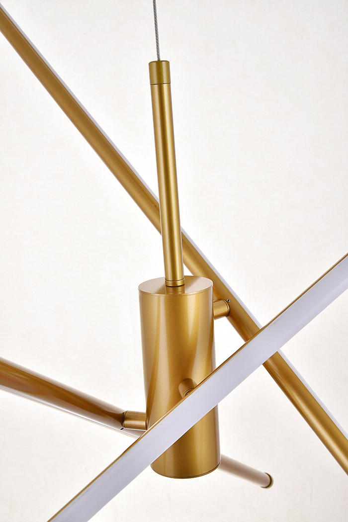 Elegant Pendant Light - Brass, L 43.5" (LD9001D42BR)