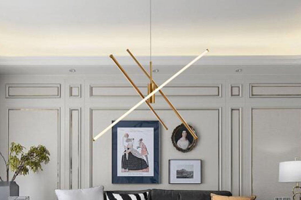 Elegant Pendant Light - Brass, L 43.5" (LD9001D42BR)