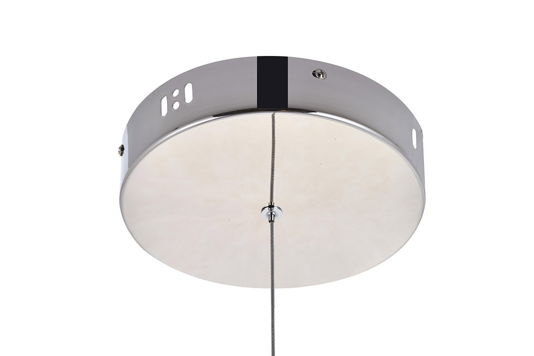 Elegant Pendant Light - Polished Nickel, L 43.5" (LD9001D42PN)
