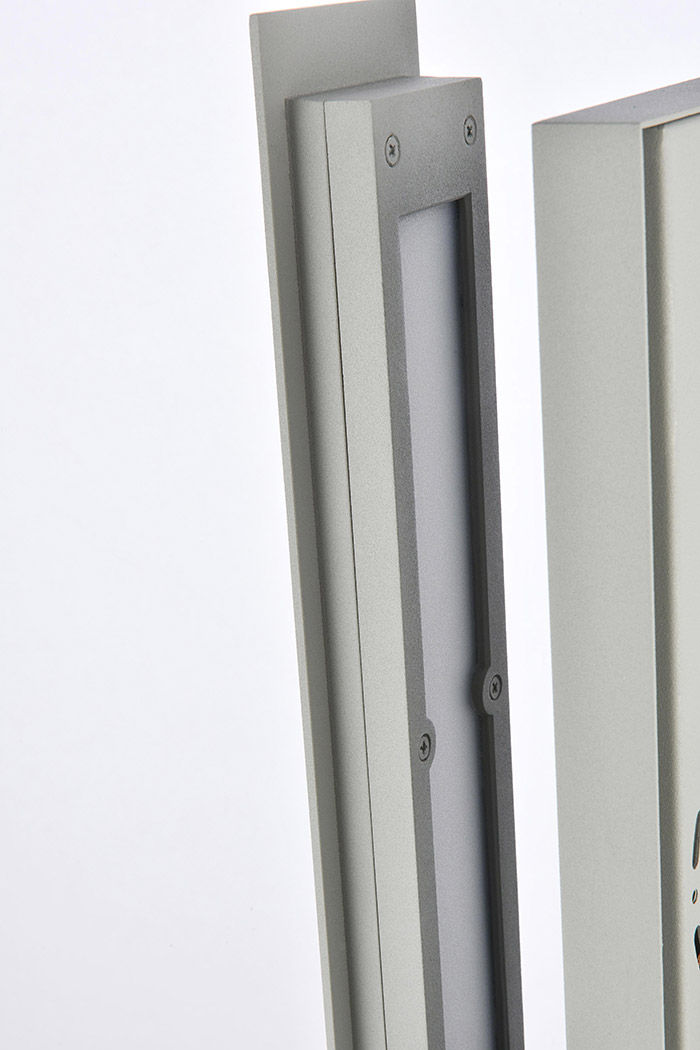 Elegant Raine Integrated Led Wall Sconce - Silver (LDOD4005S)