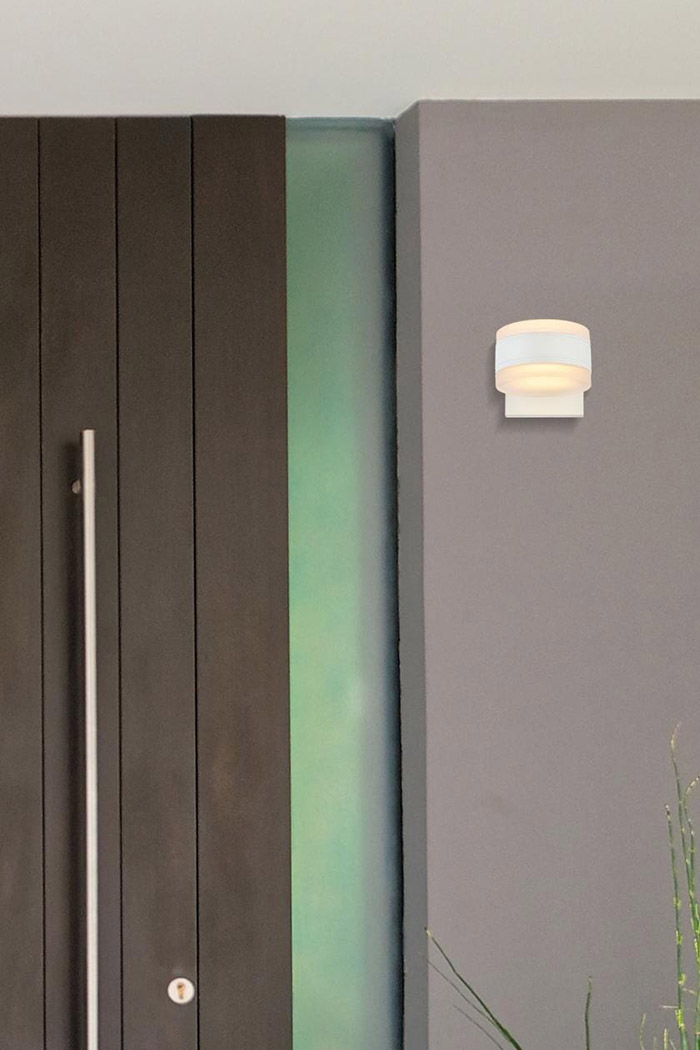 Elegant Raine Integrated Led Wall Sconce - White (LDOD4012WH)
