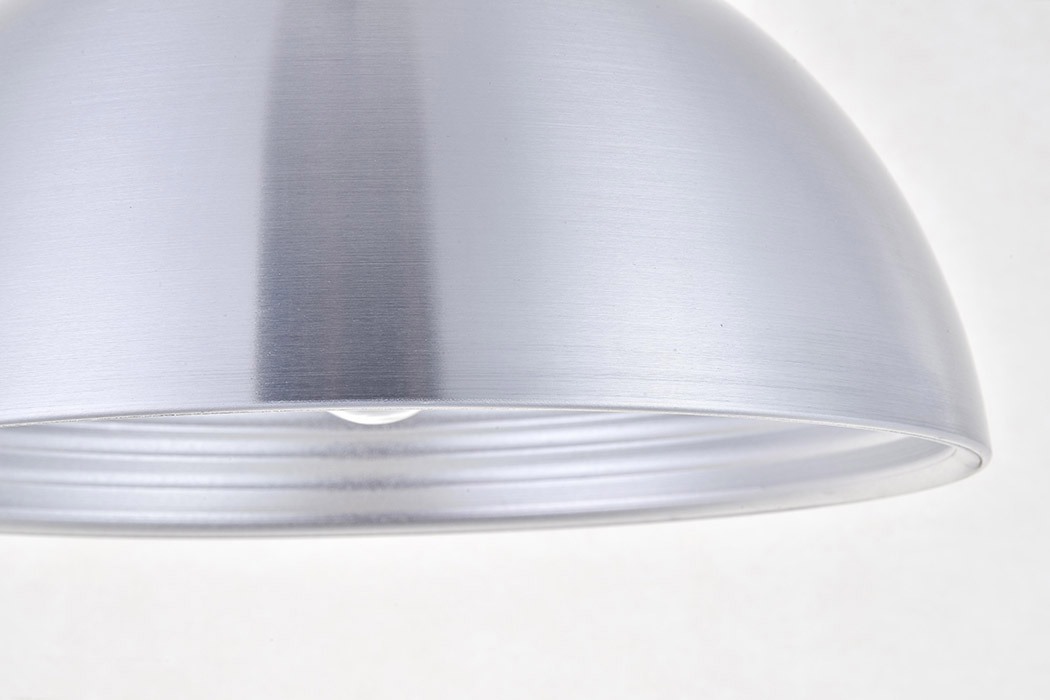 Elegant Circa 1-Light Pendant - Burnished Nickel, L 11.5" (LDPD2040BN)