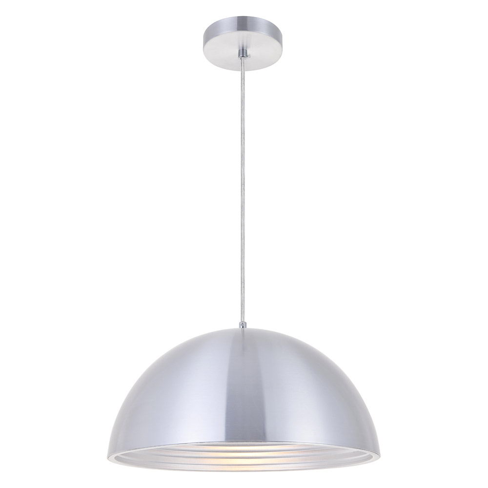 Elegant Circa 1-Light Pendant - Burnished Nickel, L 15.5" (LDPD2042BN)