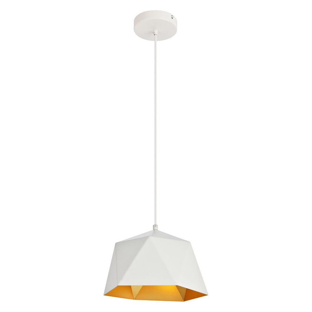 Elegant Pendant Light - White, L 10.2" (LDPD2078)