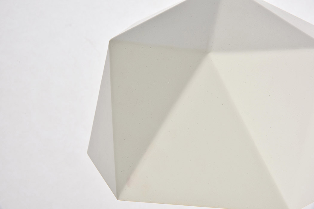 Elegant Pendant Light - White, L 10.2" (LDPD2078)