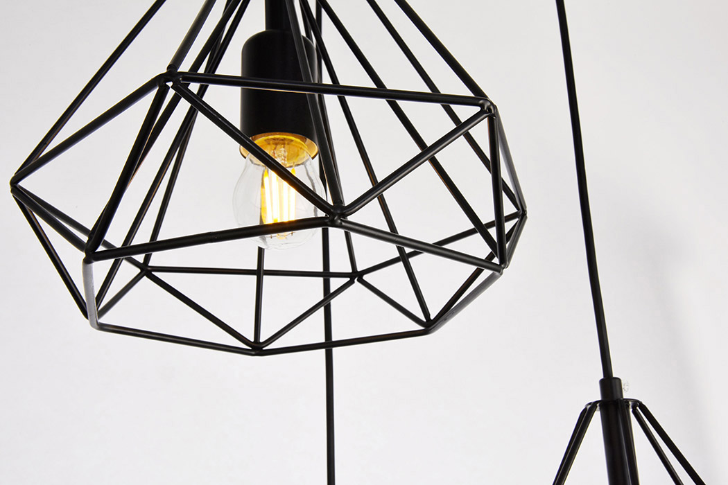 Elegant Pendant Light - Black, L 18.1" (LDPD2091)