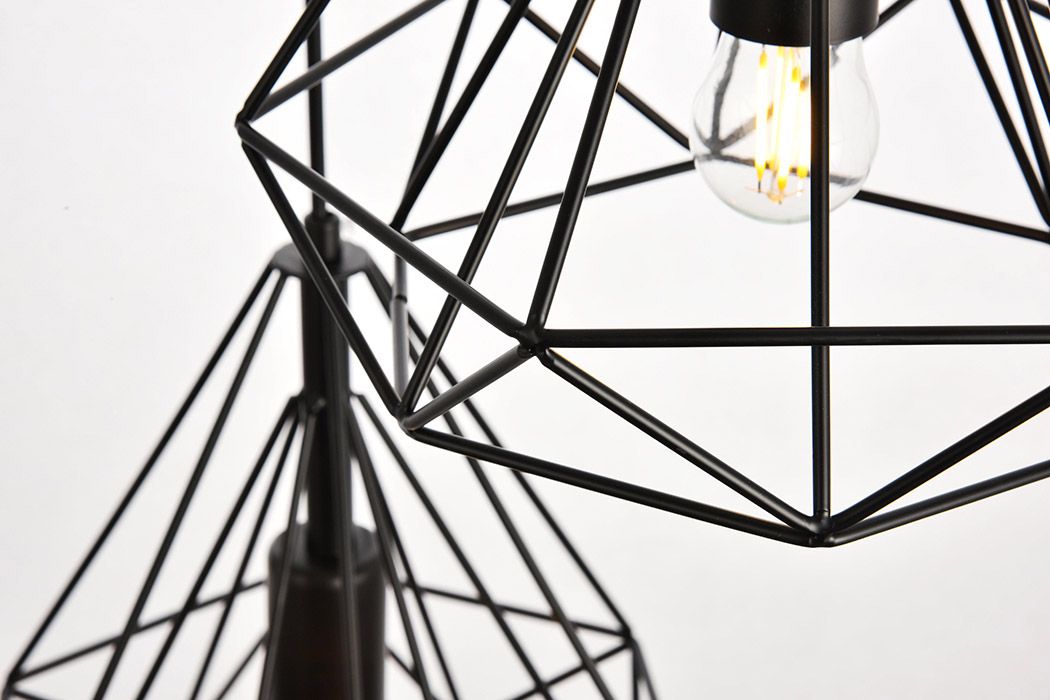 Elegant Pendant Light - Black, L 18.1" (LDPD2091)