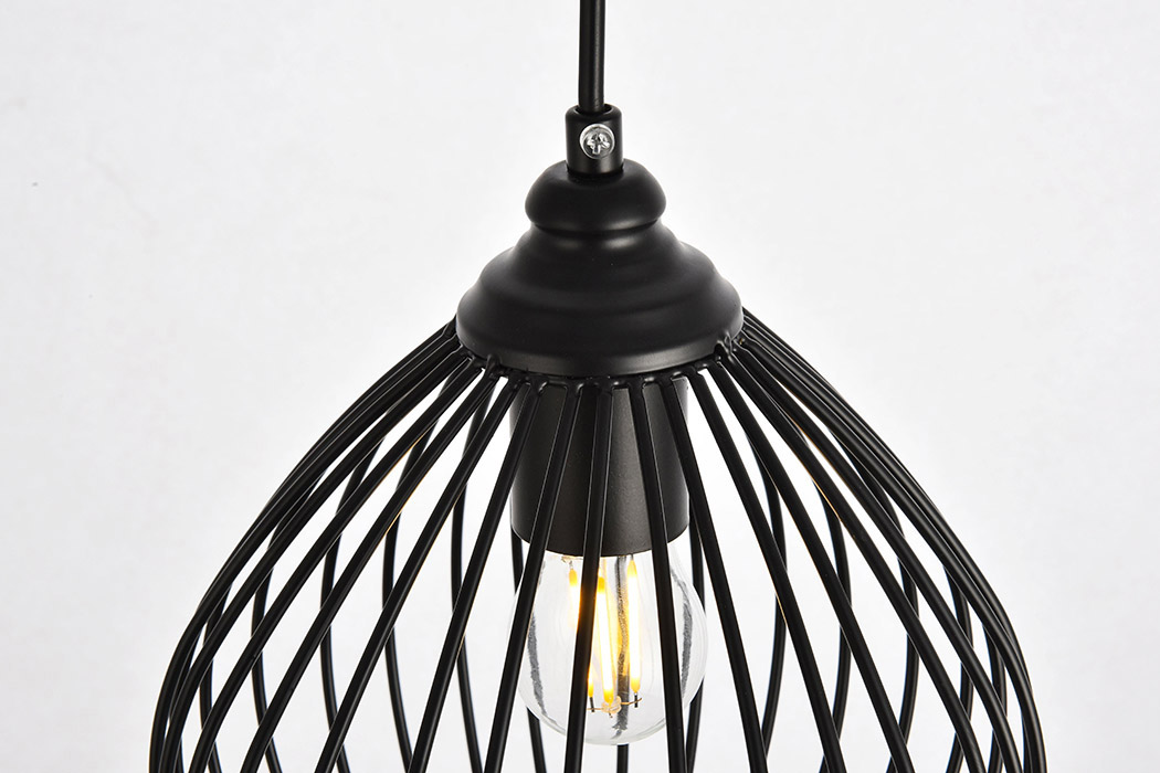 Elegant Pendant Light - Black, L 7.9" (LDPD2093)