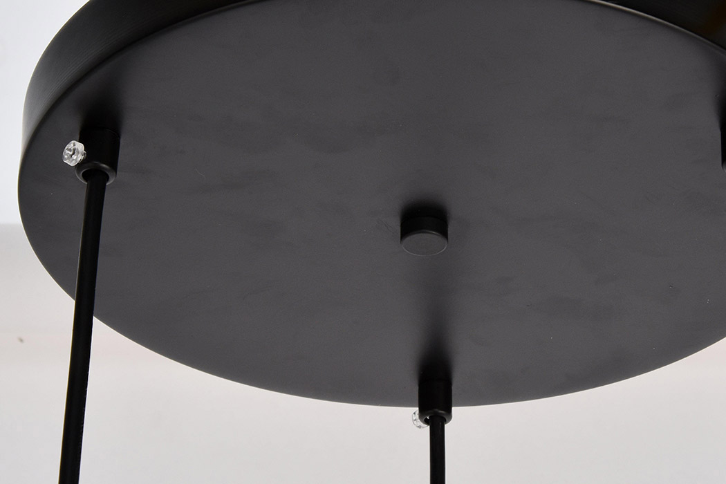 Elegant Pendant Light - Black, L 16.0" (LDPD2095)