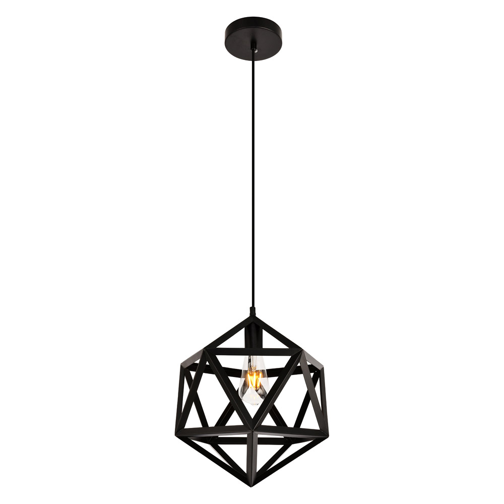 Elegant Pendant Light - Black, L 13" (LDPD2110)