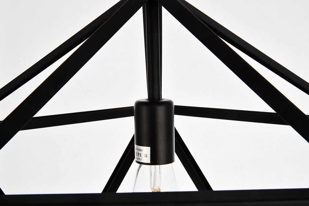 Elegant Pendant Light - Black, L 19.7" (LDPD2111)