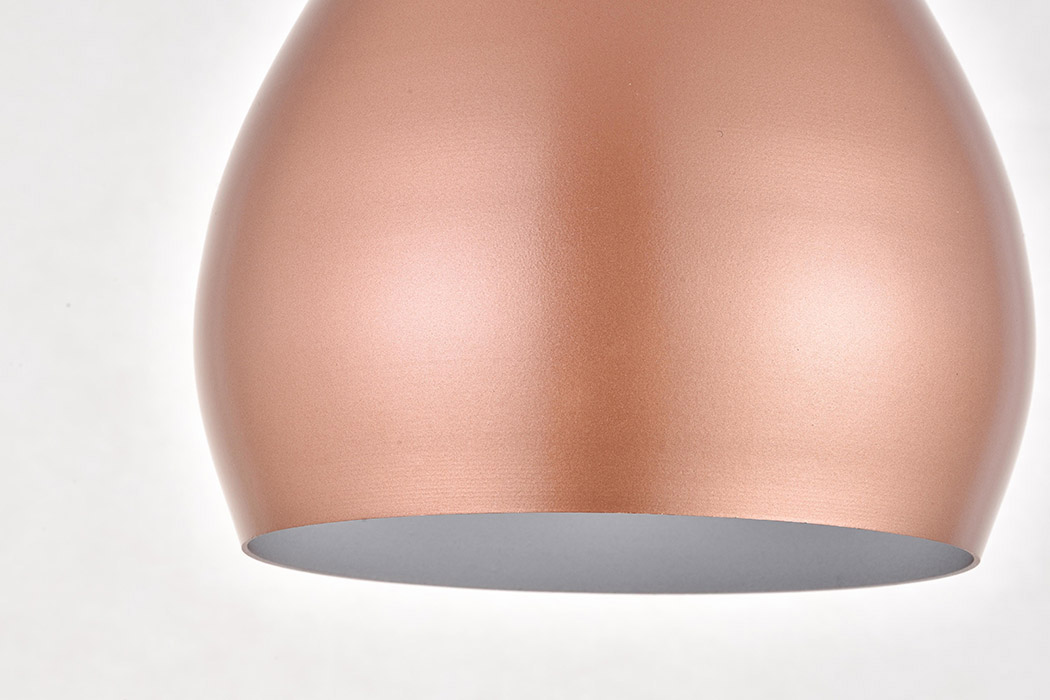 Elegant Nora 1 Light Plug-In Pendant - Honey Gold (LDPG2001HG)