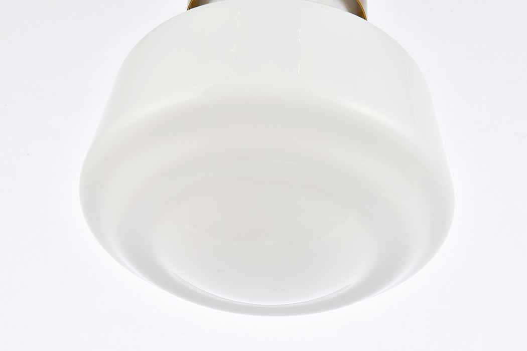 Elegant Lyle 1 Light Plug - Brass/Glass Matte (LDPG6257BR)