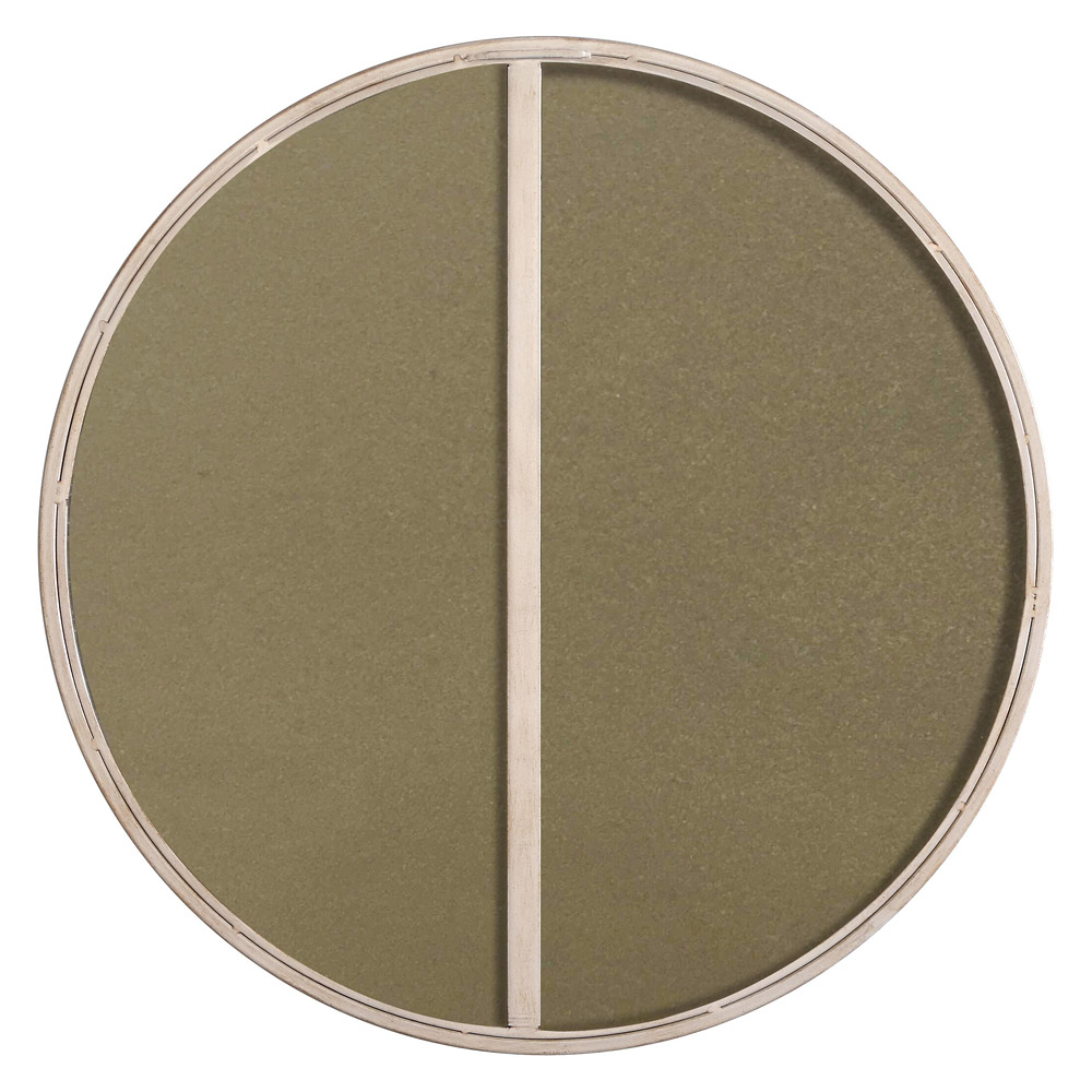 Elegant Wall Mirror - Silver, L 24" (MR4033S)