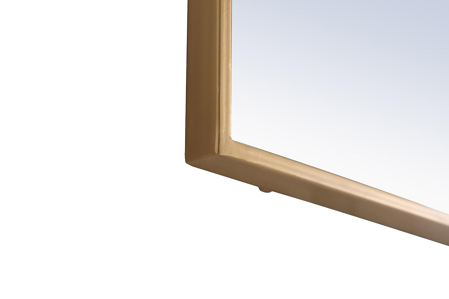 Elegant Wall Mirror - Brass, L 18" (MR4082BR)