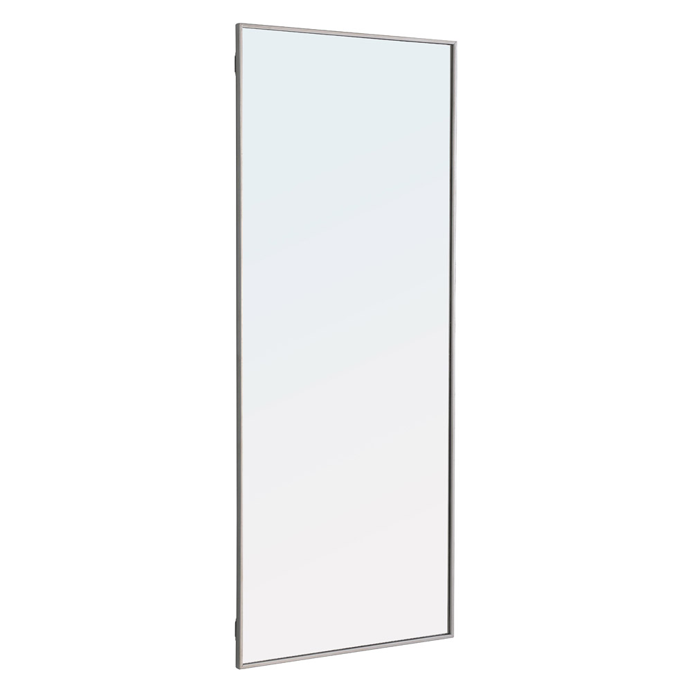 Elegant Wall Mirror - Silver, L 30" (MR4086S)