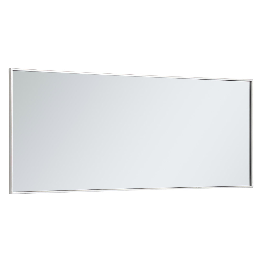 Elegant Wall Mirror - Silver, L 24" (MR42460S)