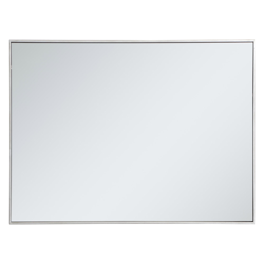 Elegant Wall Mirror - Silver, L 40" (MR43040S)