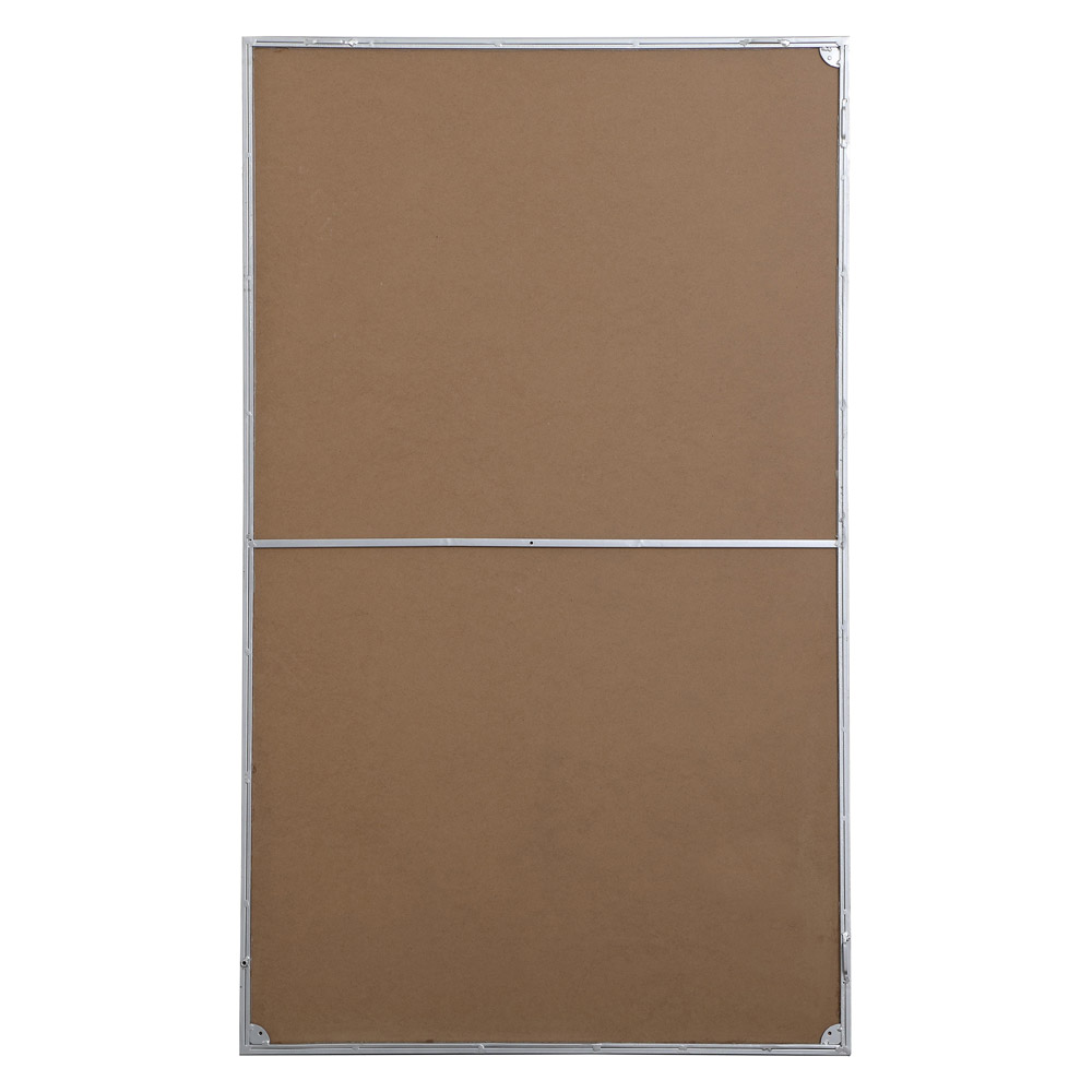 Elegant Wall Mirror - Silver, L 60" (MR43660S)