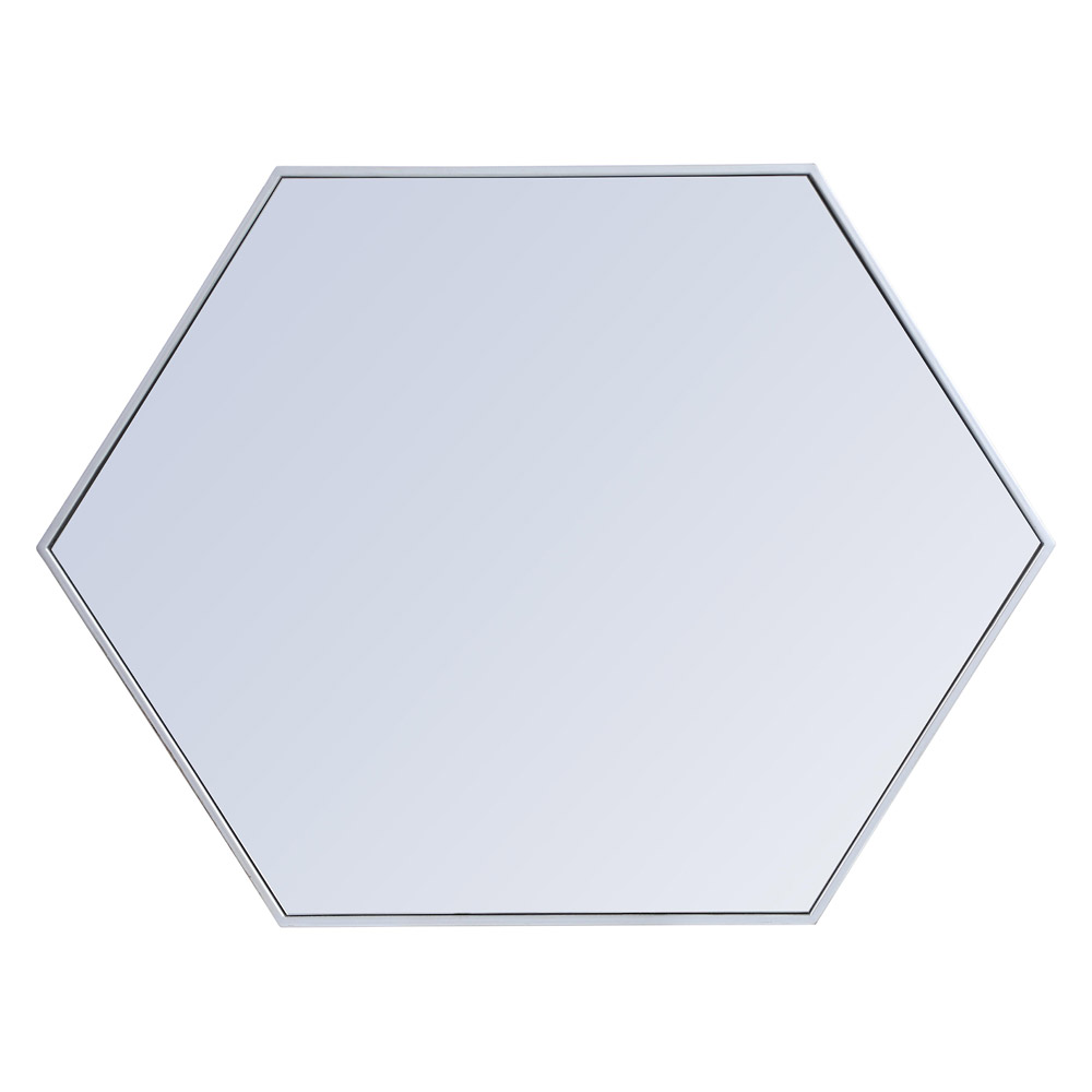 Elegant Wall Mirror - Silver, L 30" (MR4430S)