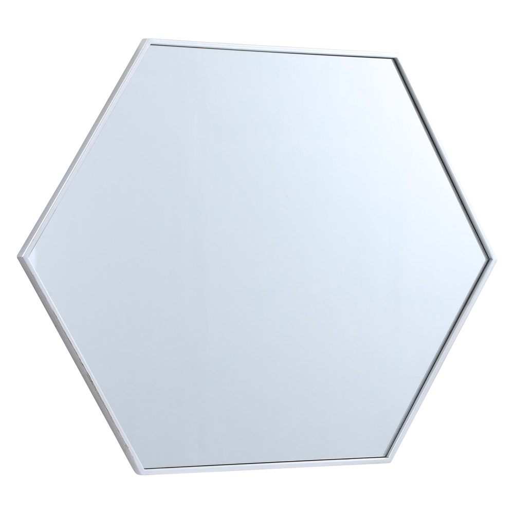 Elegant Wall Mirror - Silver, L 30" (MR4430S)