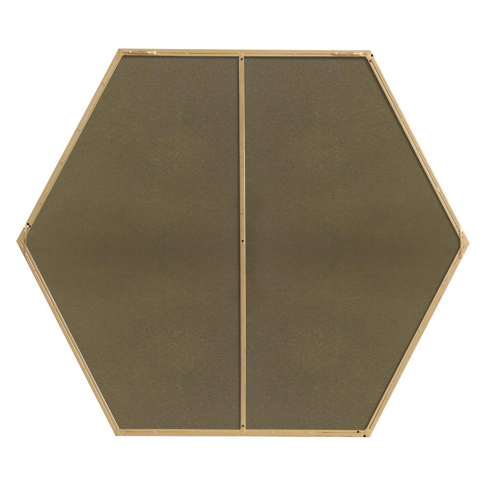 Elegant Wall Mirror - Brass, L 41" (MR4541BR)