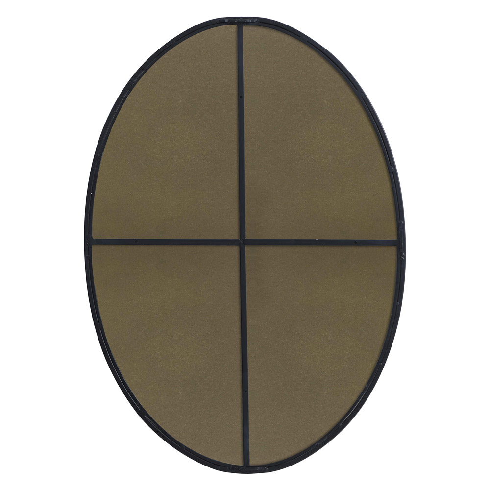 Elegant Wall Mirror - Black, L 34" (MR4624BK)