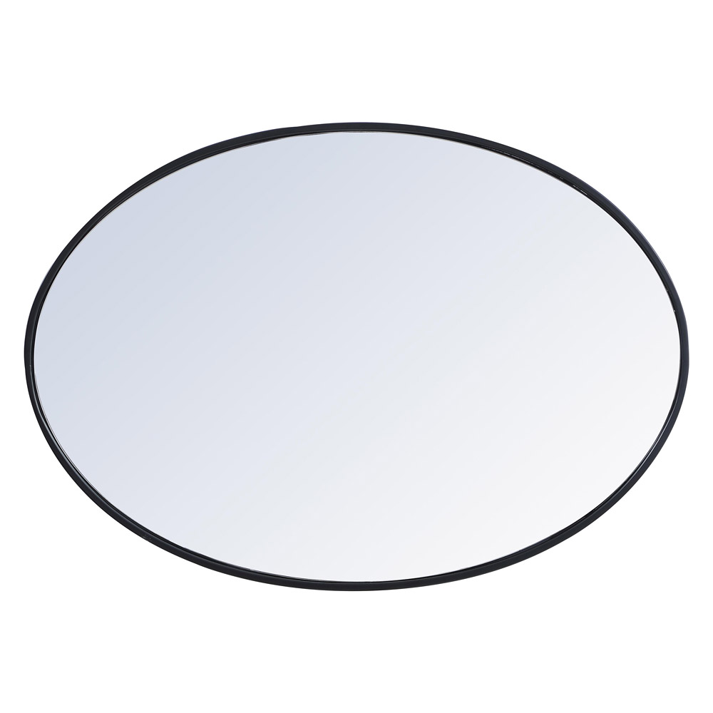 Elegant Wall Mirror - Black, L 34" (MR4624BK)