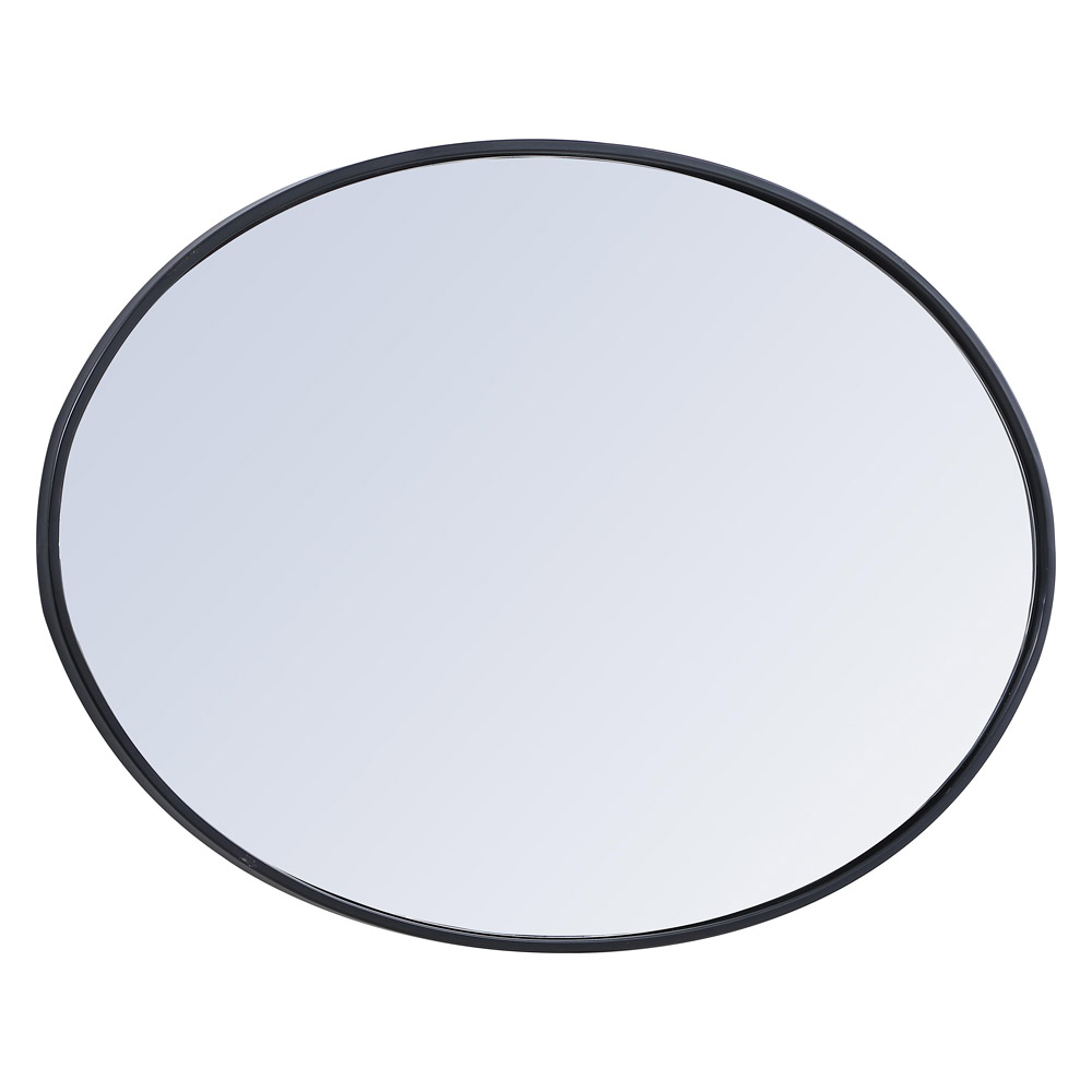 Elegant Wall Mirror - Black, L 34" (MR4624BK)