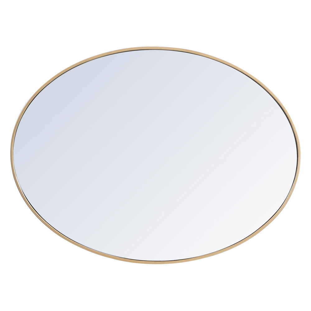 Elegant Wall Mirror - Brass, L 40" (MR4630BR)