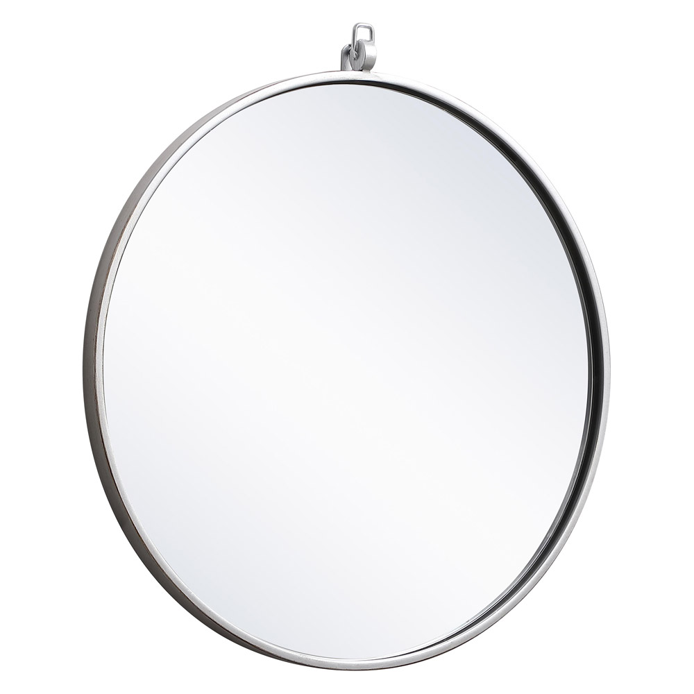 Elegant Wall Mirror - Silver, L 21" (MR4721S)