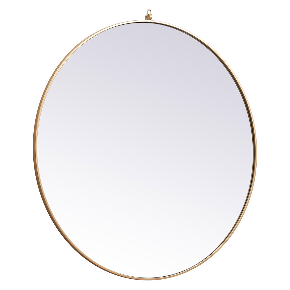 Elegant Wall Mirror - Brass, L 45" (MR4745BR)