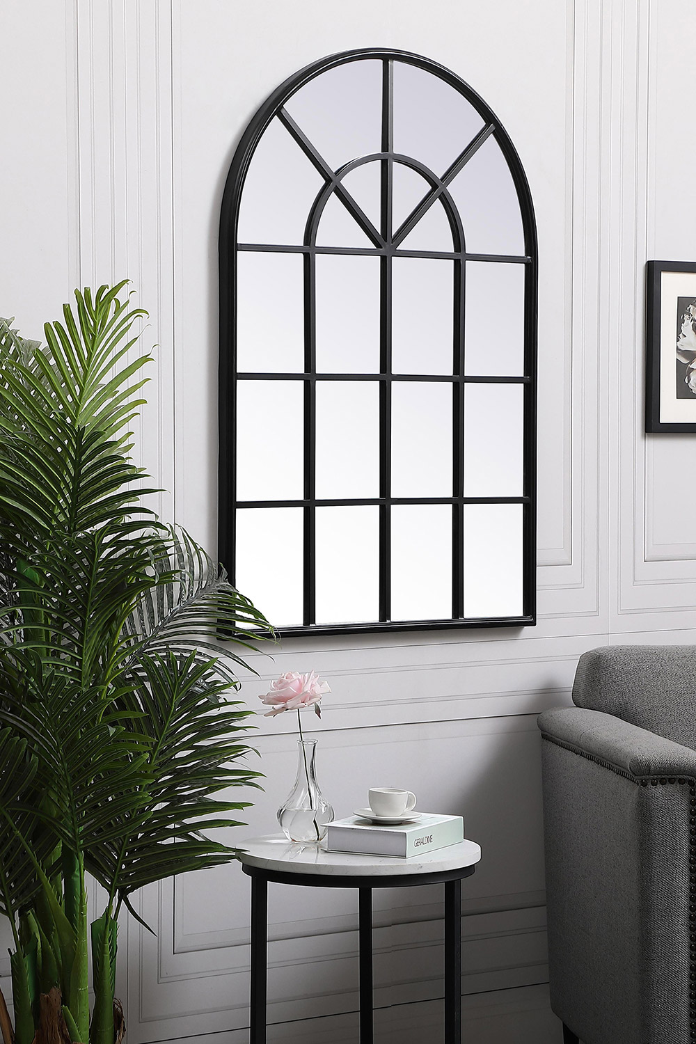 Elegant Wall Mirror - Black, L 41.5" (MR612842BK)