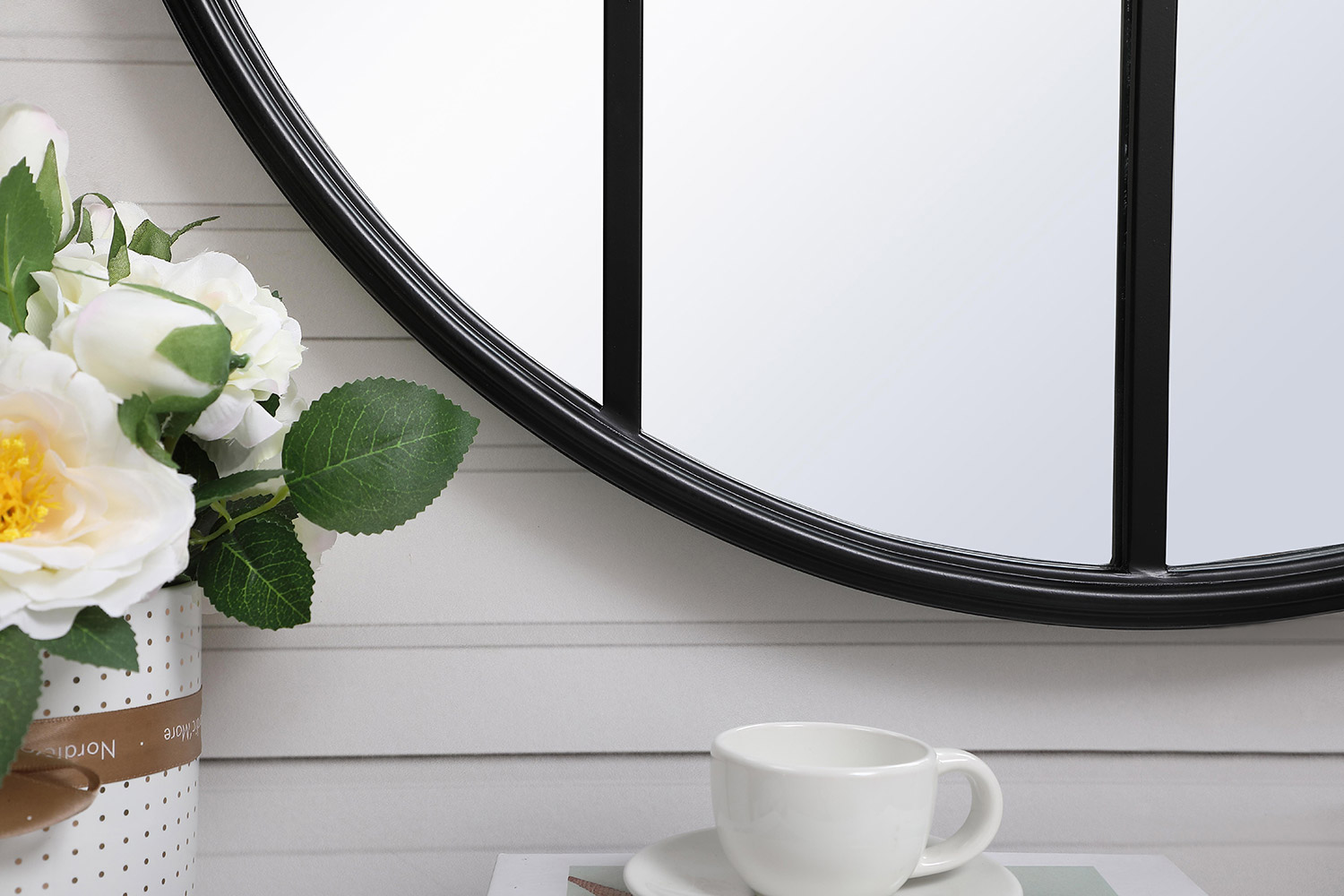 Elegant Wall Mirror - Black, L 28" (MR632828BK)