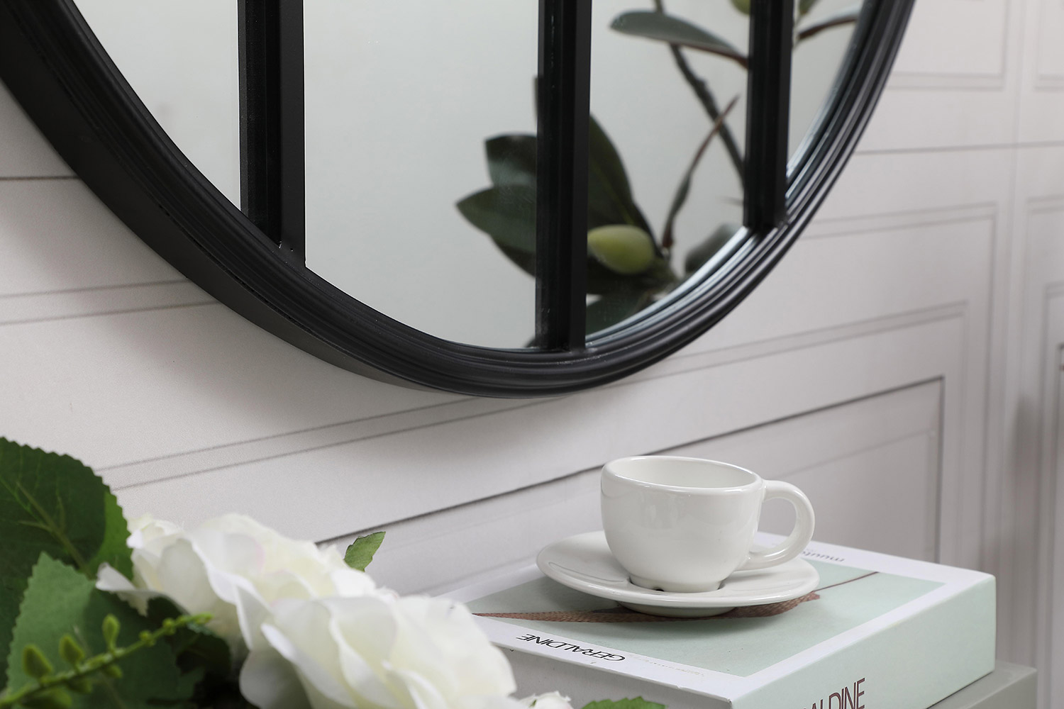 Elegant Wall Mirror - Black, L 28" (MR632828BK)