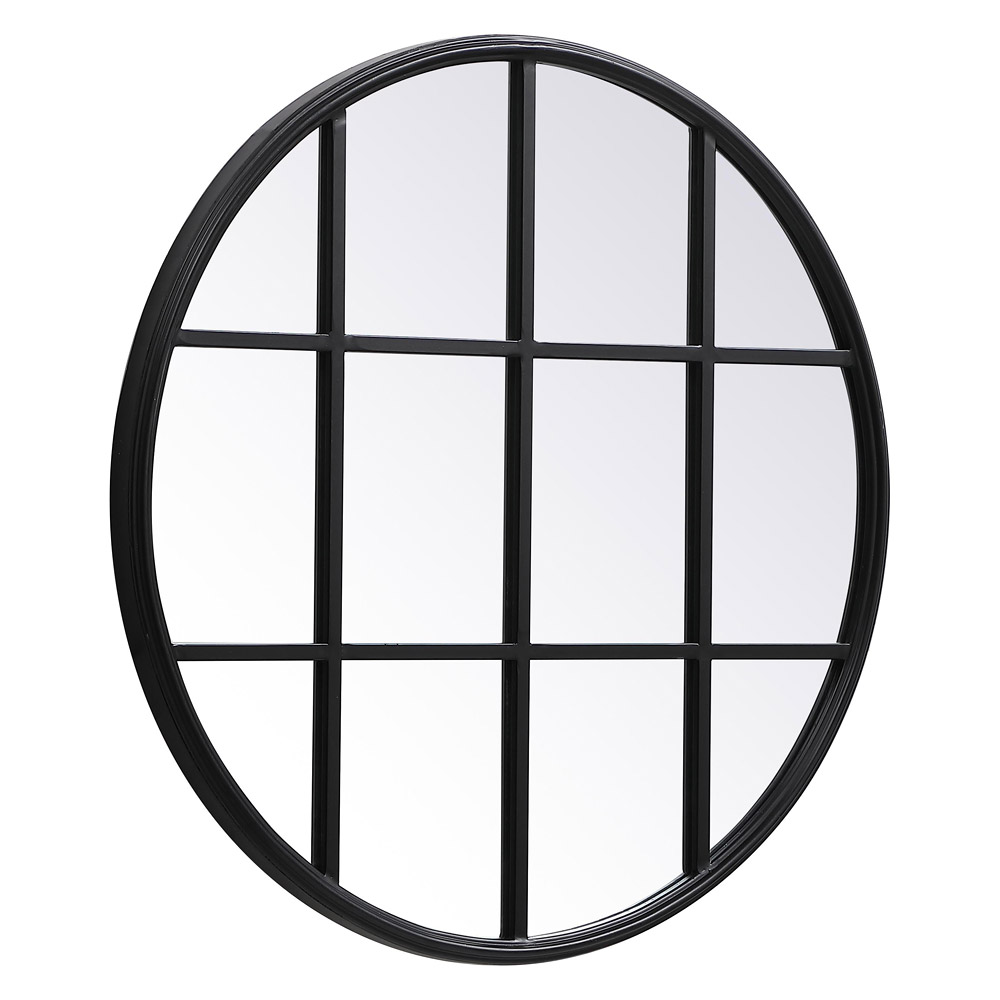 Elegant Wall Mirror - Black, L 28" (MR632828BK)