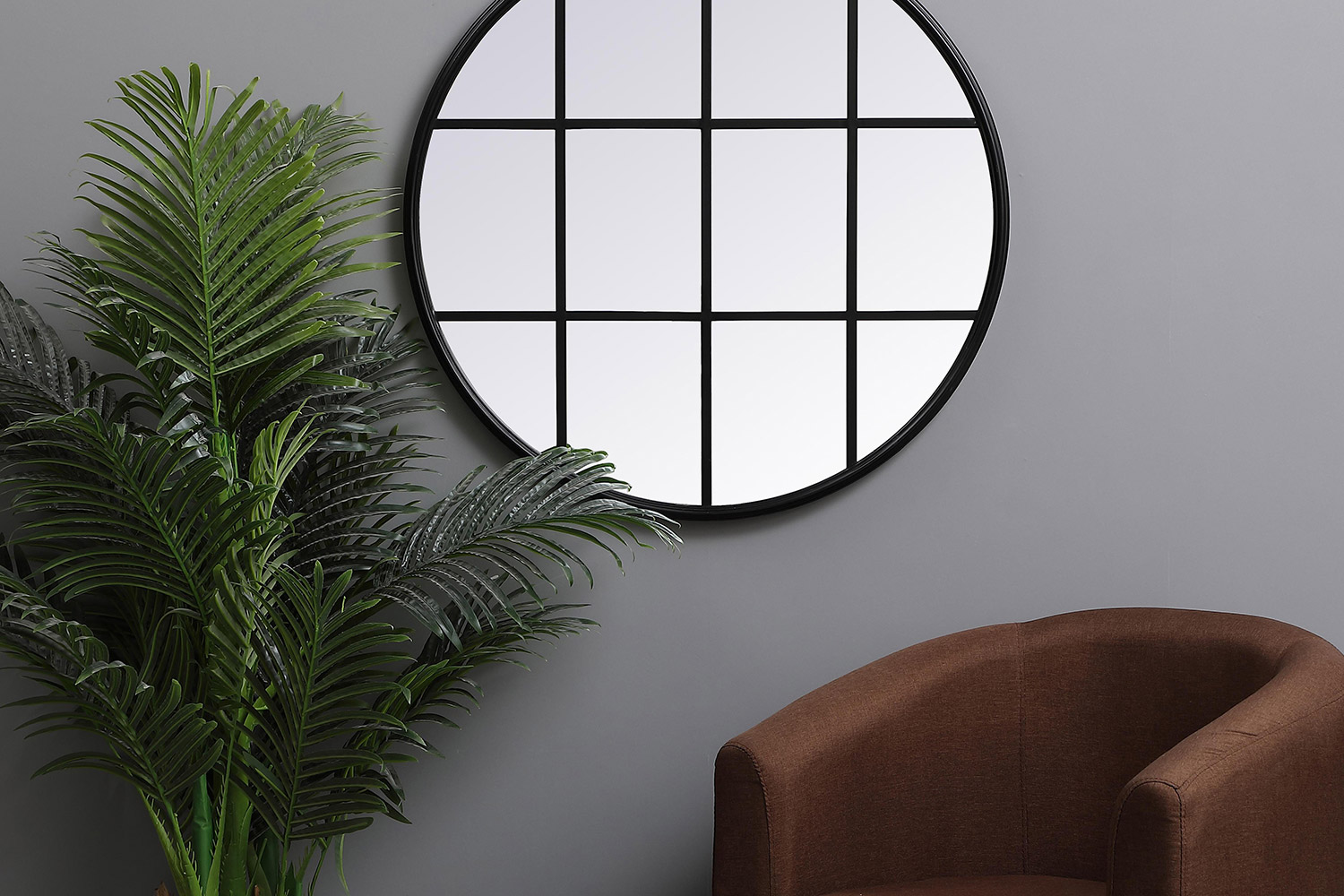 Elegant Wall Mirror - Black, L 31.5" (MR633232BK)