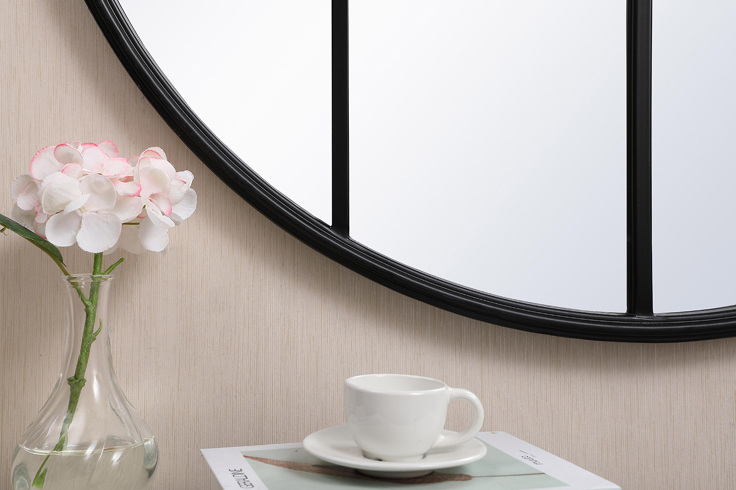 Elegant Wall Mirror - Black, L 36.25" (MR633636BK)
